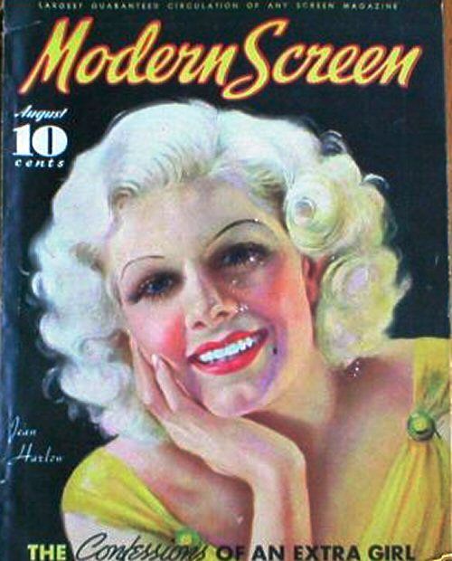 MODERN SCREEN magazine cover Issue 57 August 1935